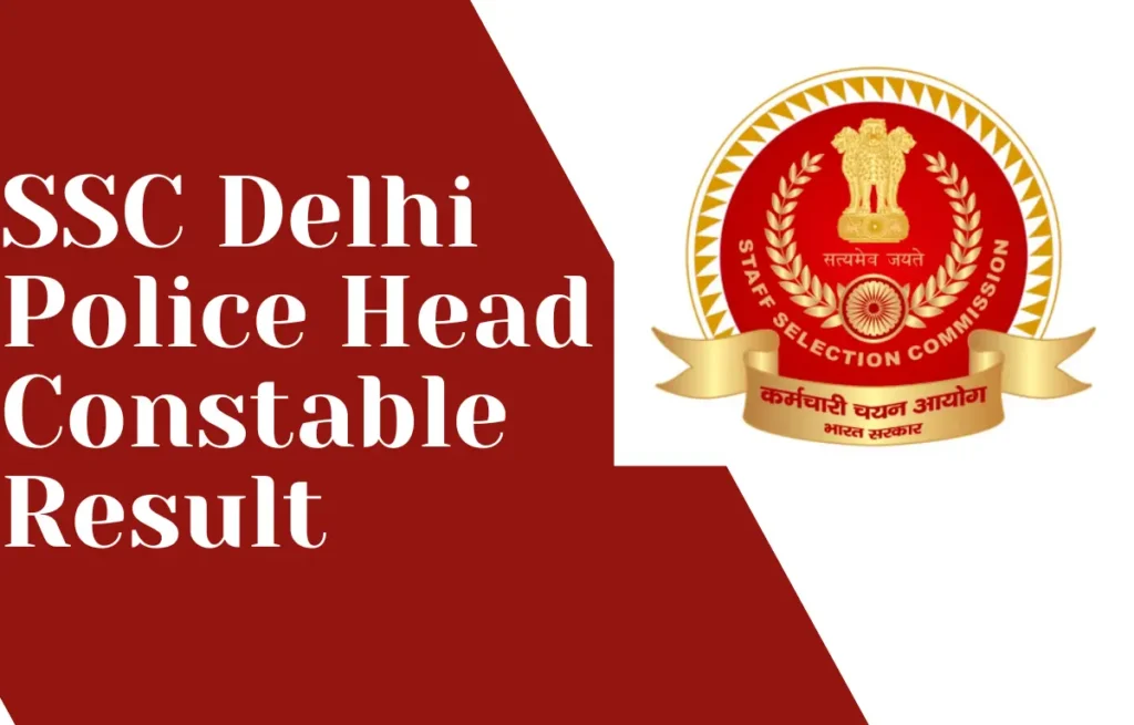 SSC Delhi Police HC Ministerial