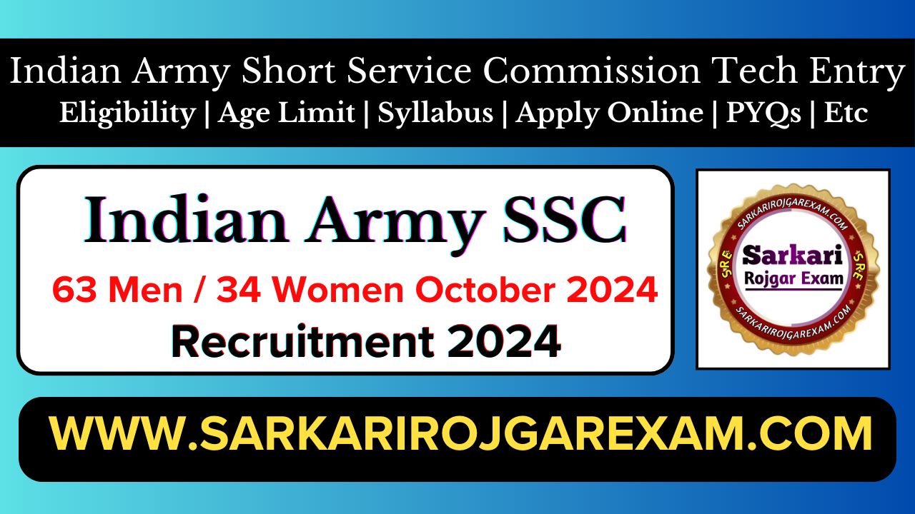 Indian Army SSC October 2024 Batch