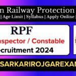 Railway RPF Constable / Sub Inspector Online Form 2024